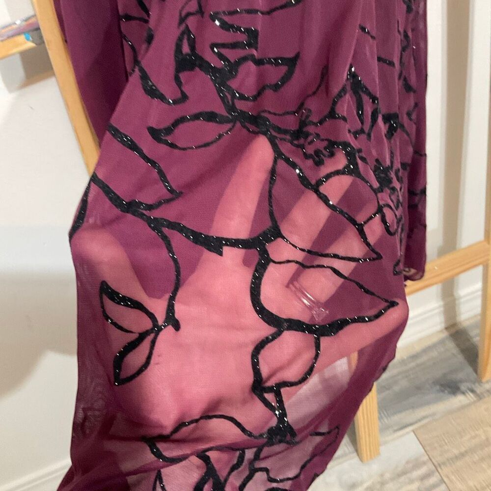 Speechless halter dress, purple/Burgundy,size large - Picture 7 of 14